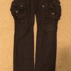 MNML Black Men's Jeans Overalls